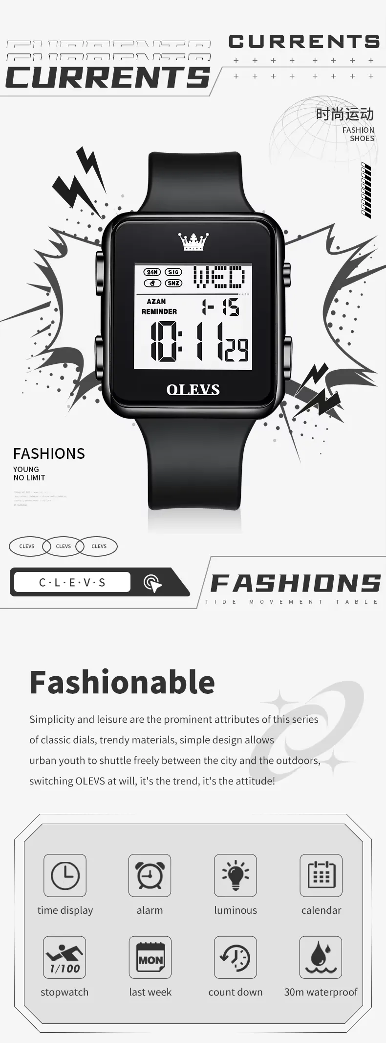 OLEVS Men's Watch 1105