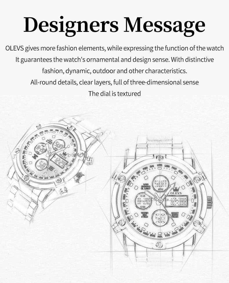 Olevs Men's Watch 1106