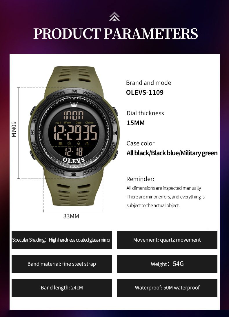 Olevs Men's Watch 1109