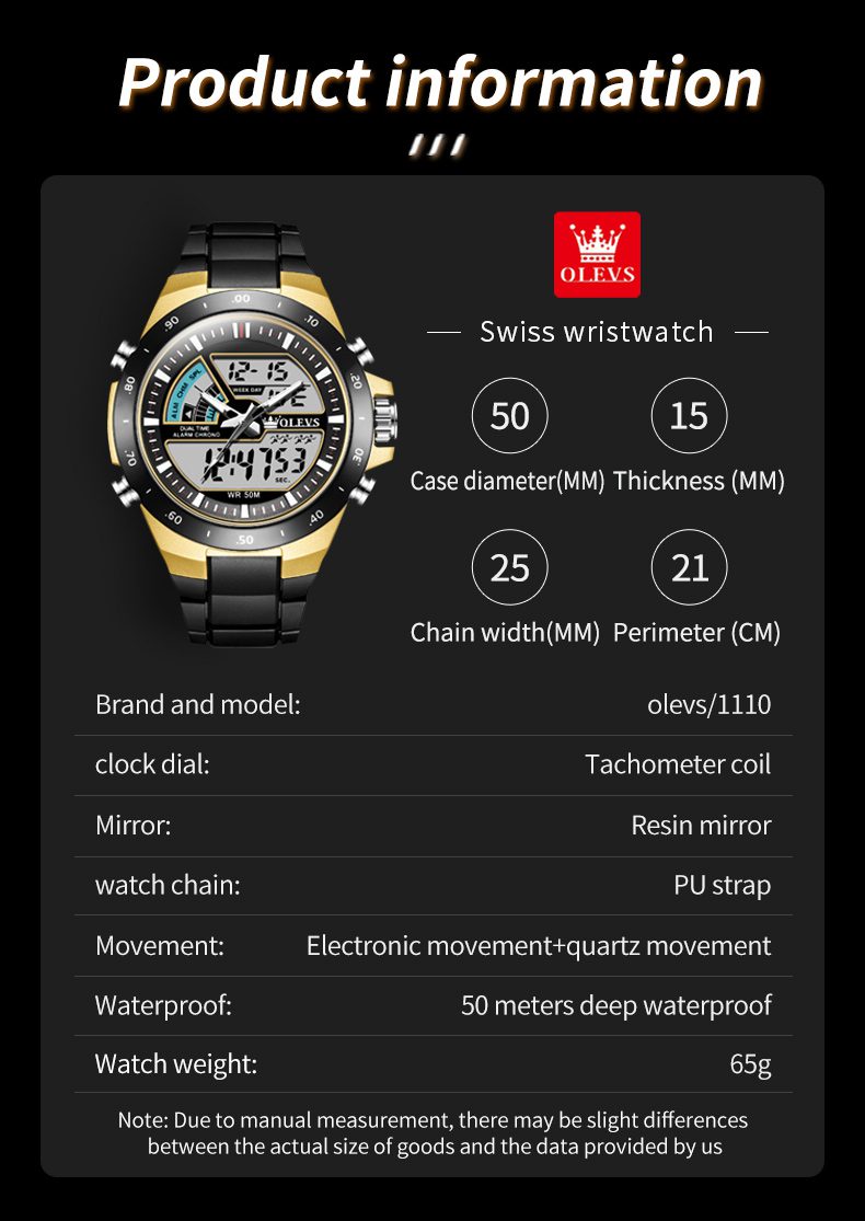 Olevs Men's Watch 1110