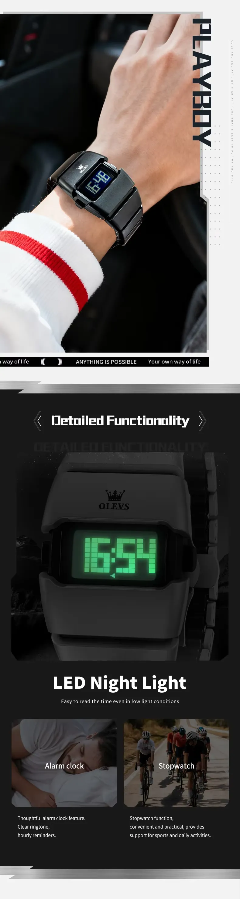 OLEVS Men's Watch 1112