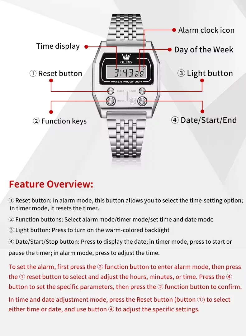 Olevs Men's Watch 1113