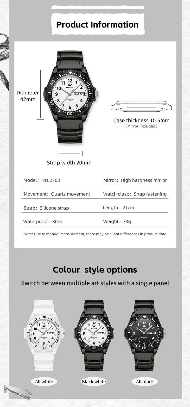 OLEVS Men's Watch 2703