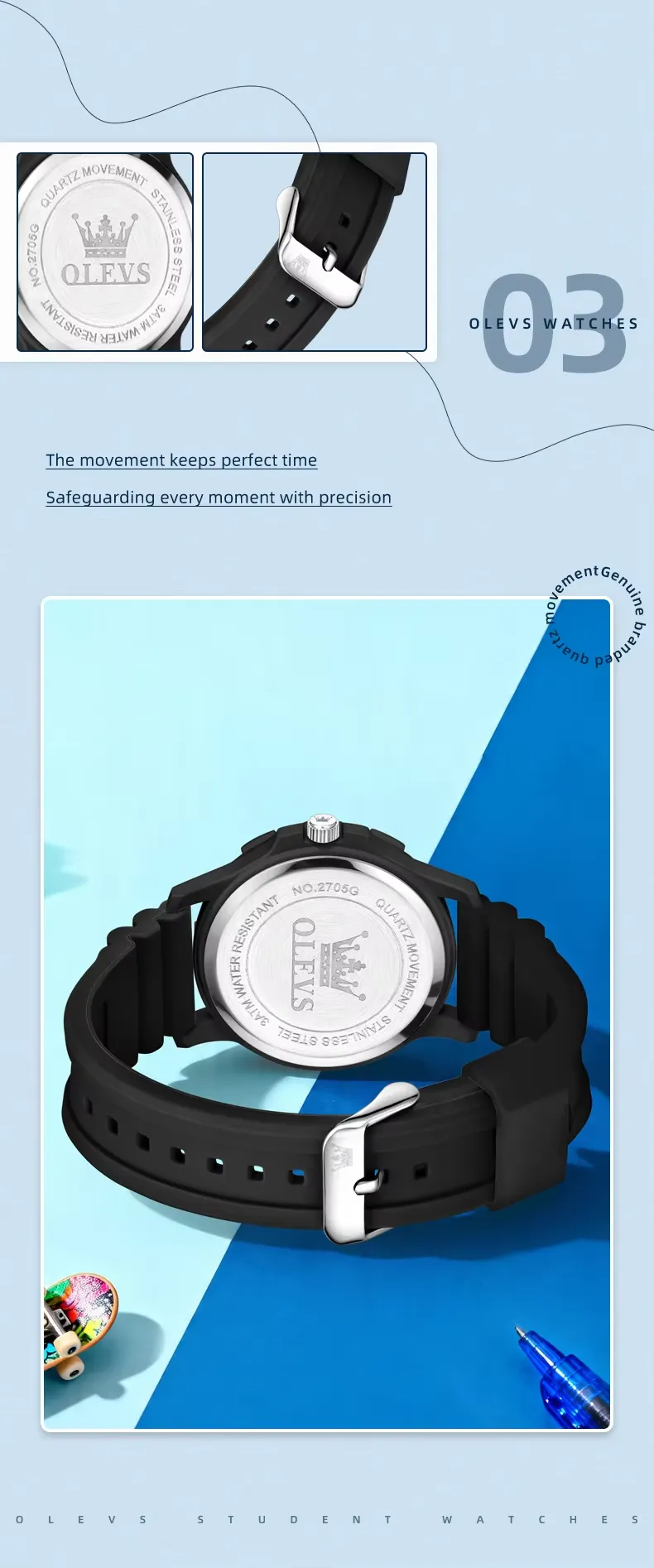 Olevs Men's Watch 2705