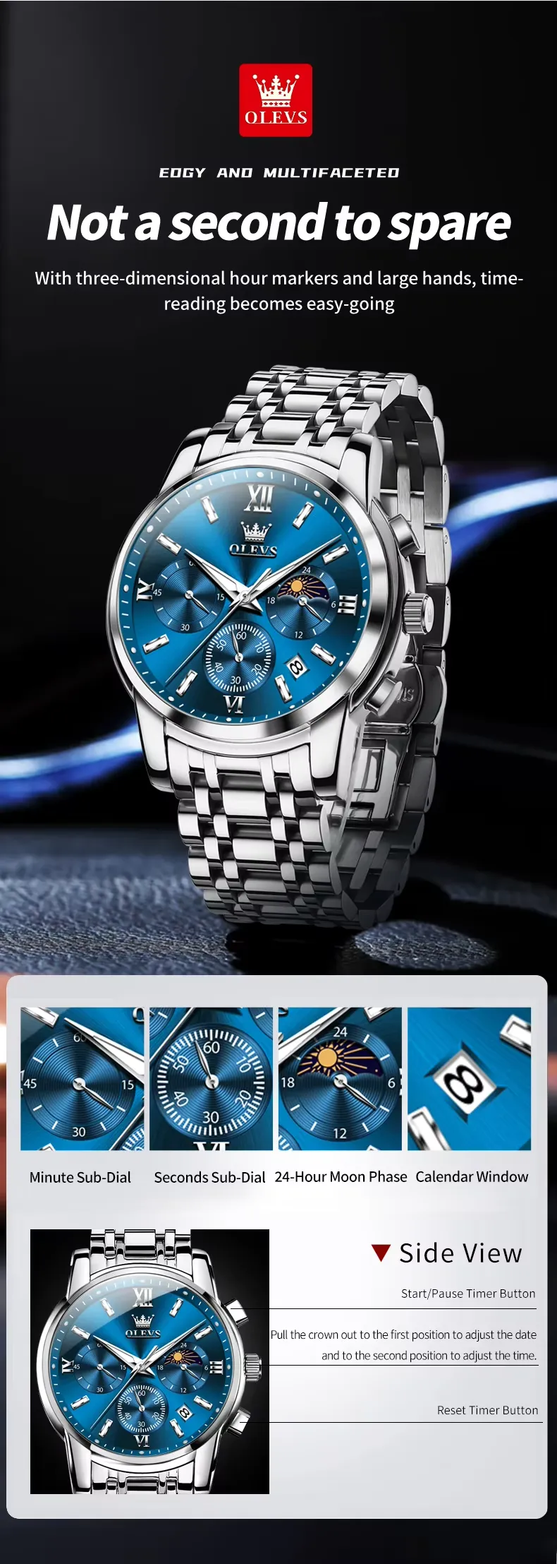 OLEVS Men's Watch 2718