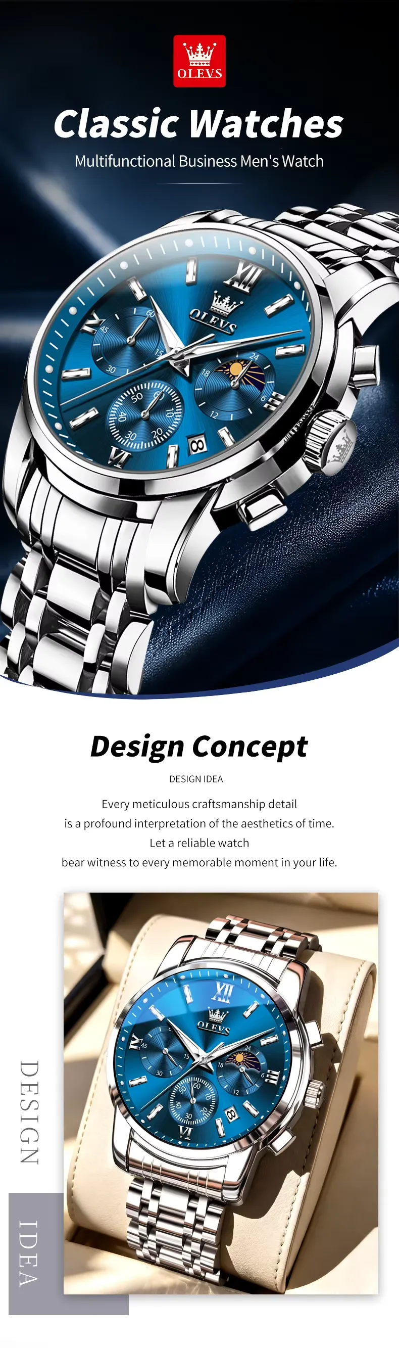 OLEVS Men's Watch 2718