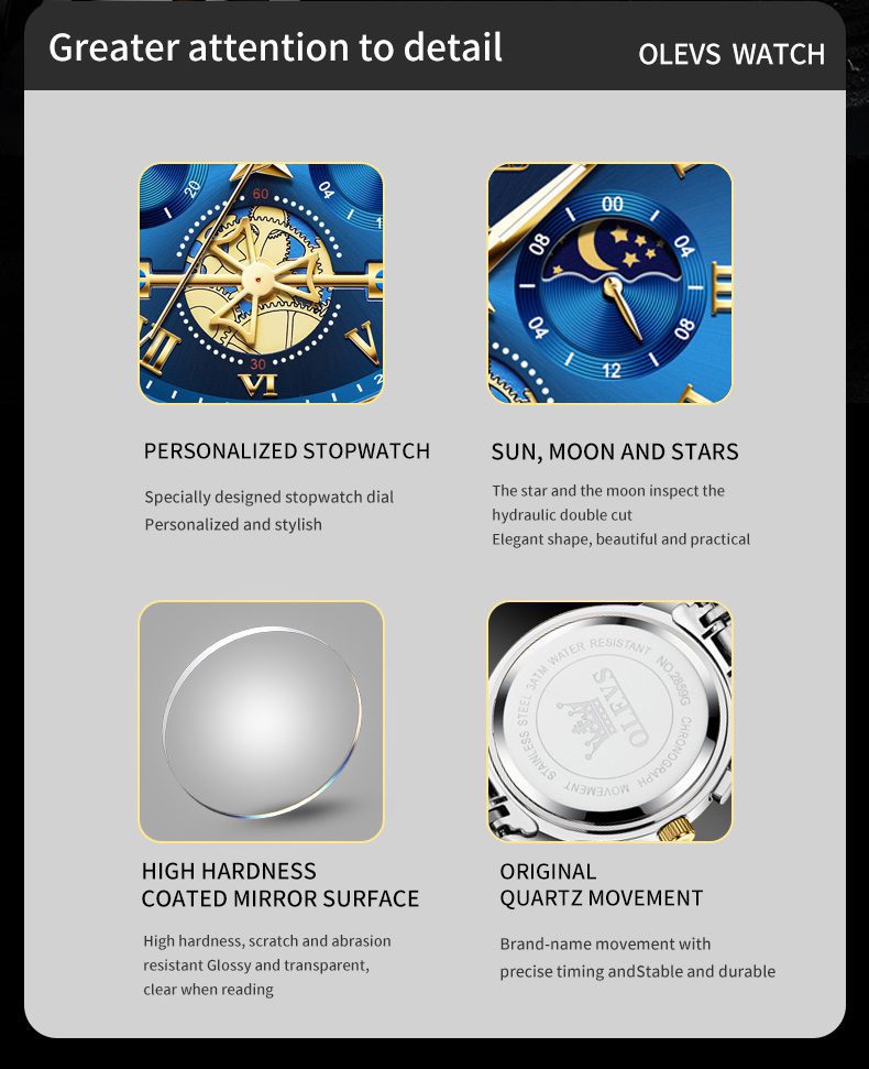 Olevs Men's Watch 2859