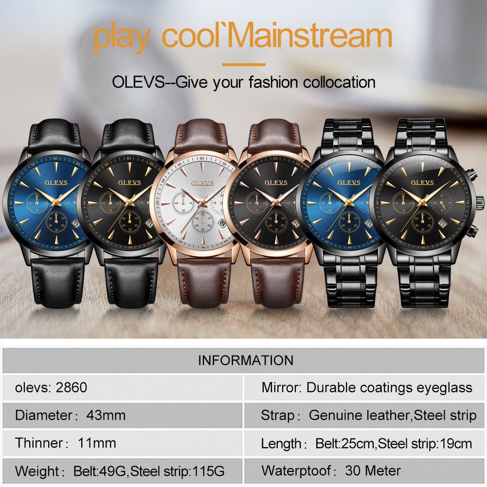 Olevs Men's Watch 2860
