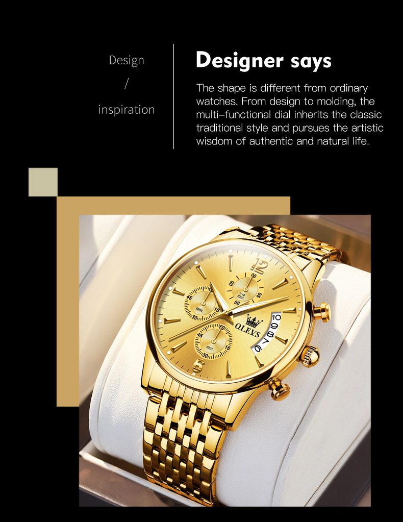 Olevs Men's Watch 2867