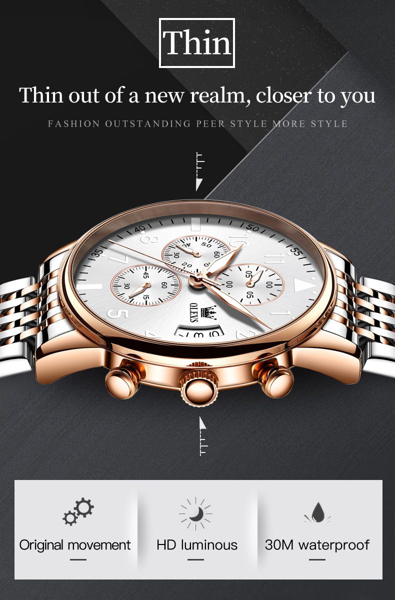 Olevs Men's Watch 2869