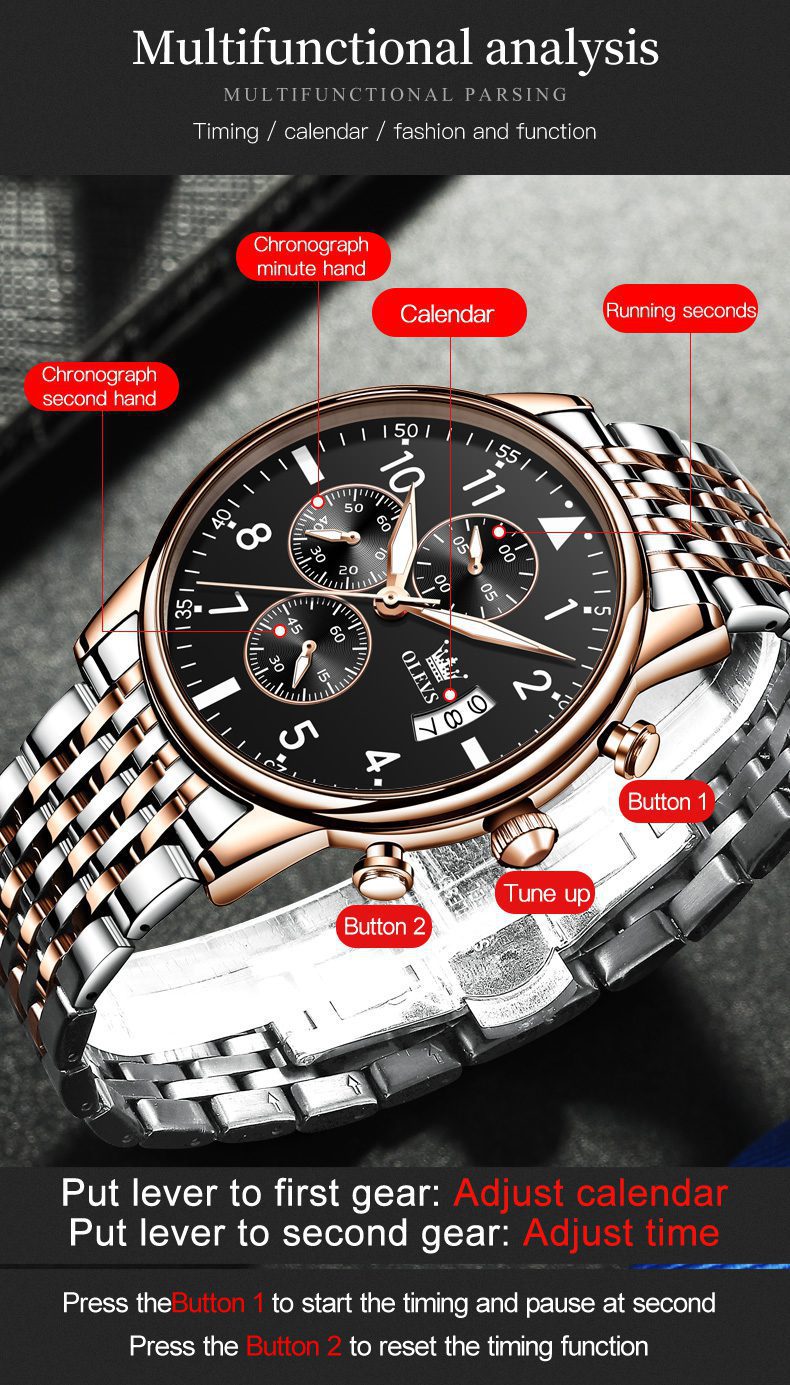 Olevs Men's Watch 2869