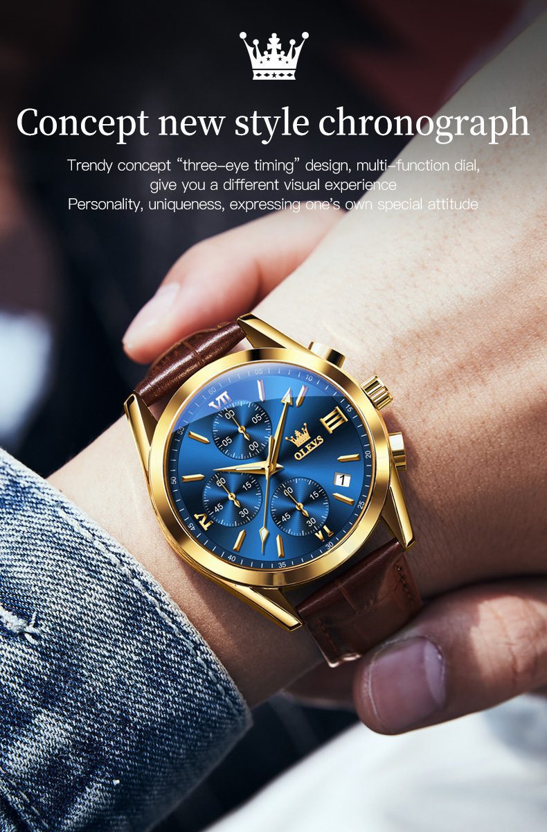 Olevs Men's Watch 2872