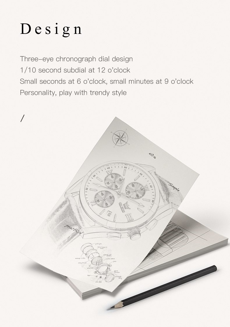 Olevs Men's Watch 2872