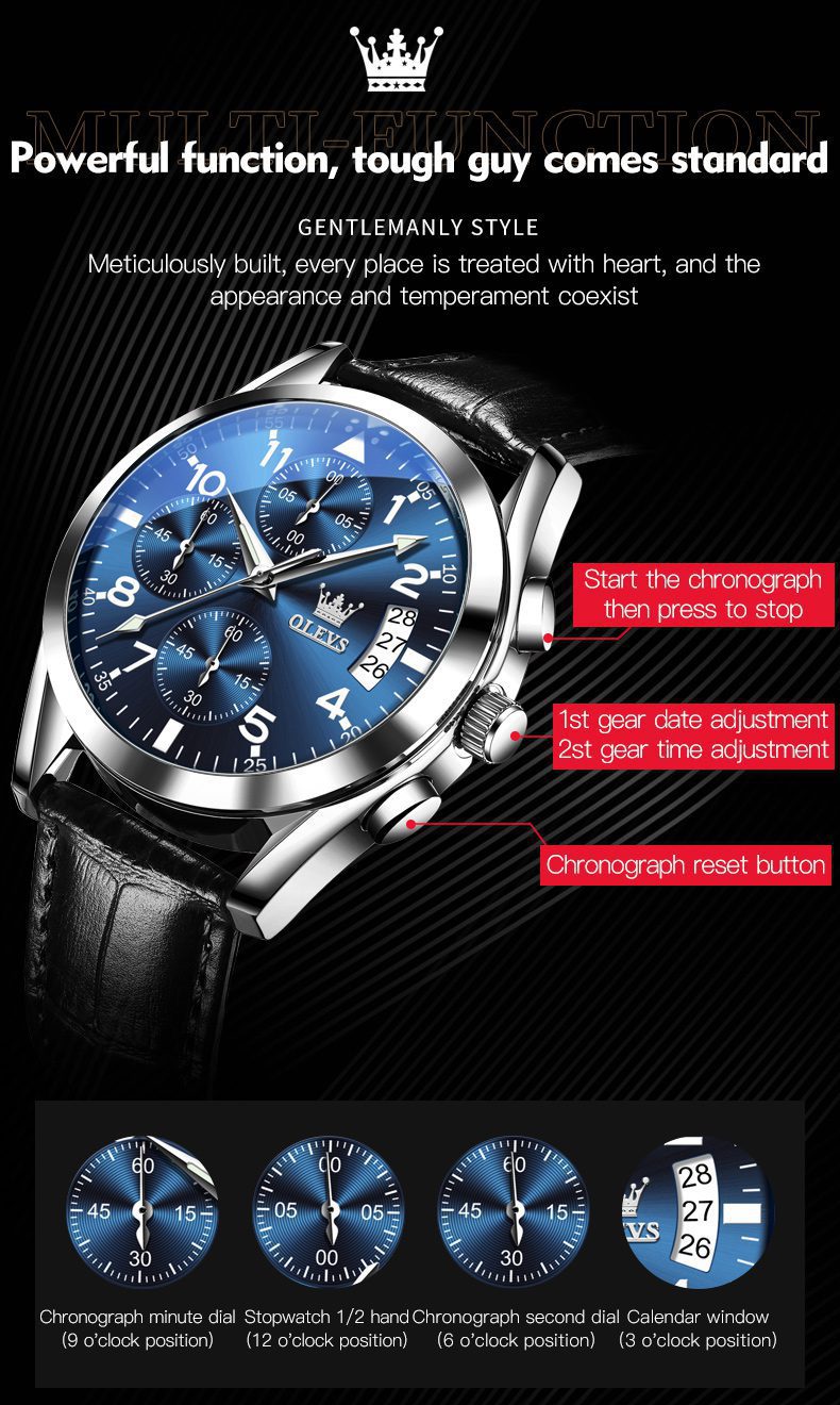 Olevs Men's Watch 2878