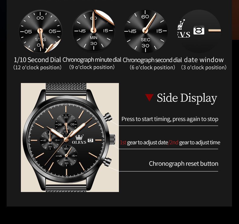 Olevs Men's Watch 2881