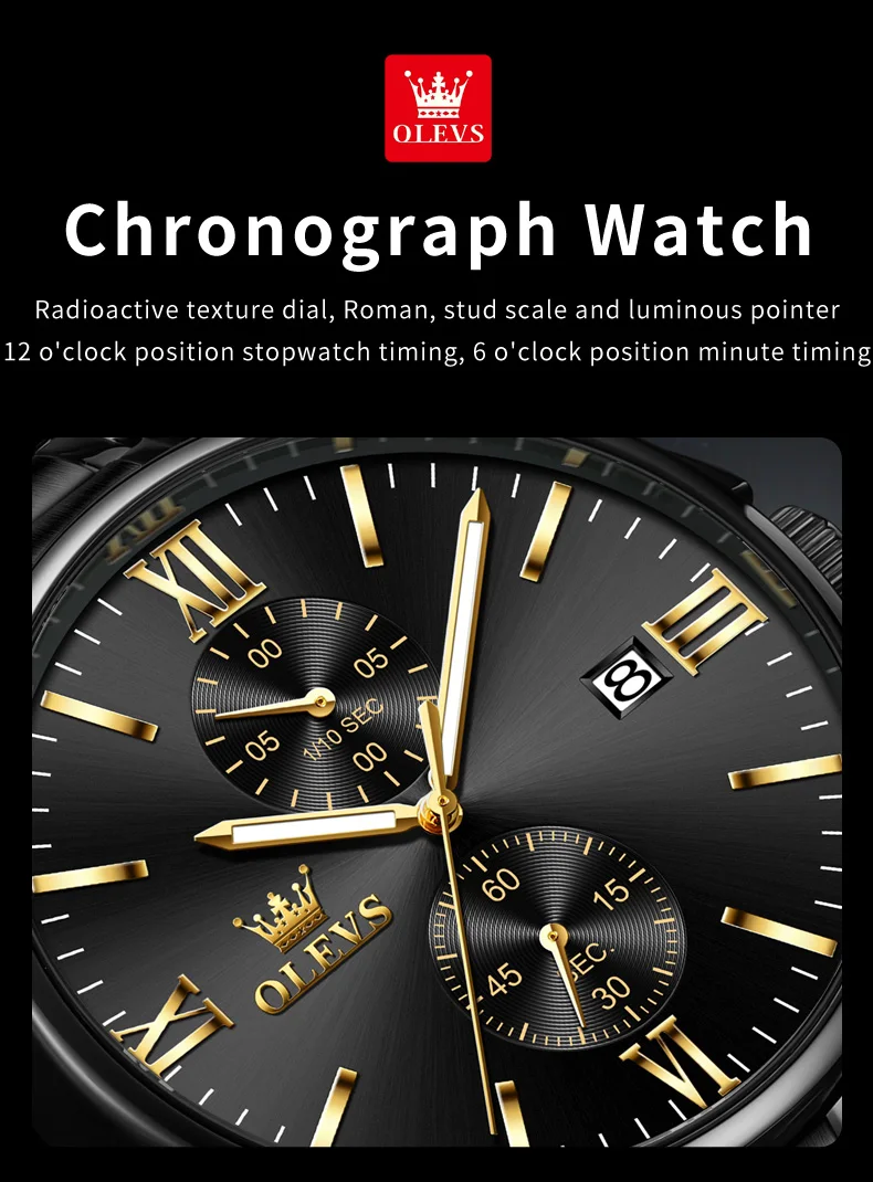 Olevs Men's Watch 2886