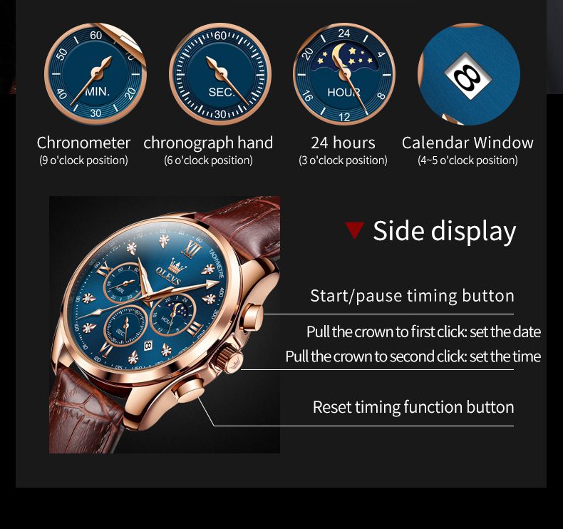 Olevs Men's Watch 2888