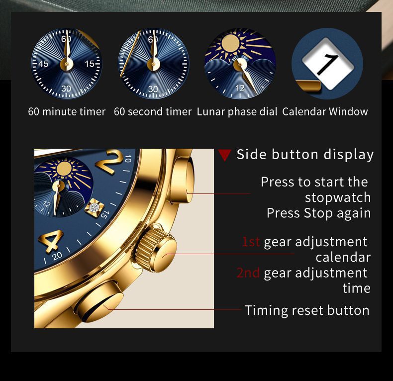 Olevs Men's Watch 2890