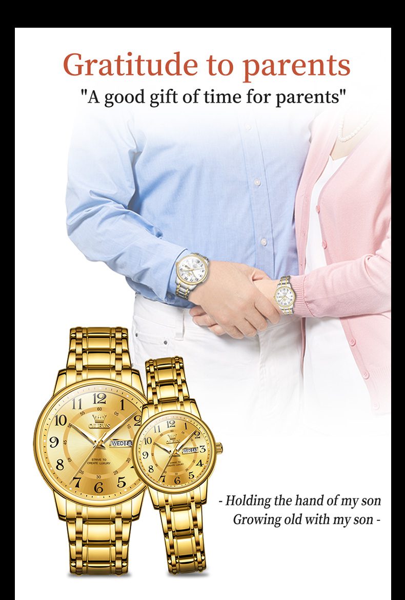 Olevs Coupl Watch 2891