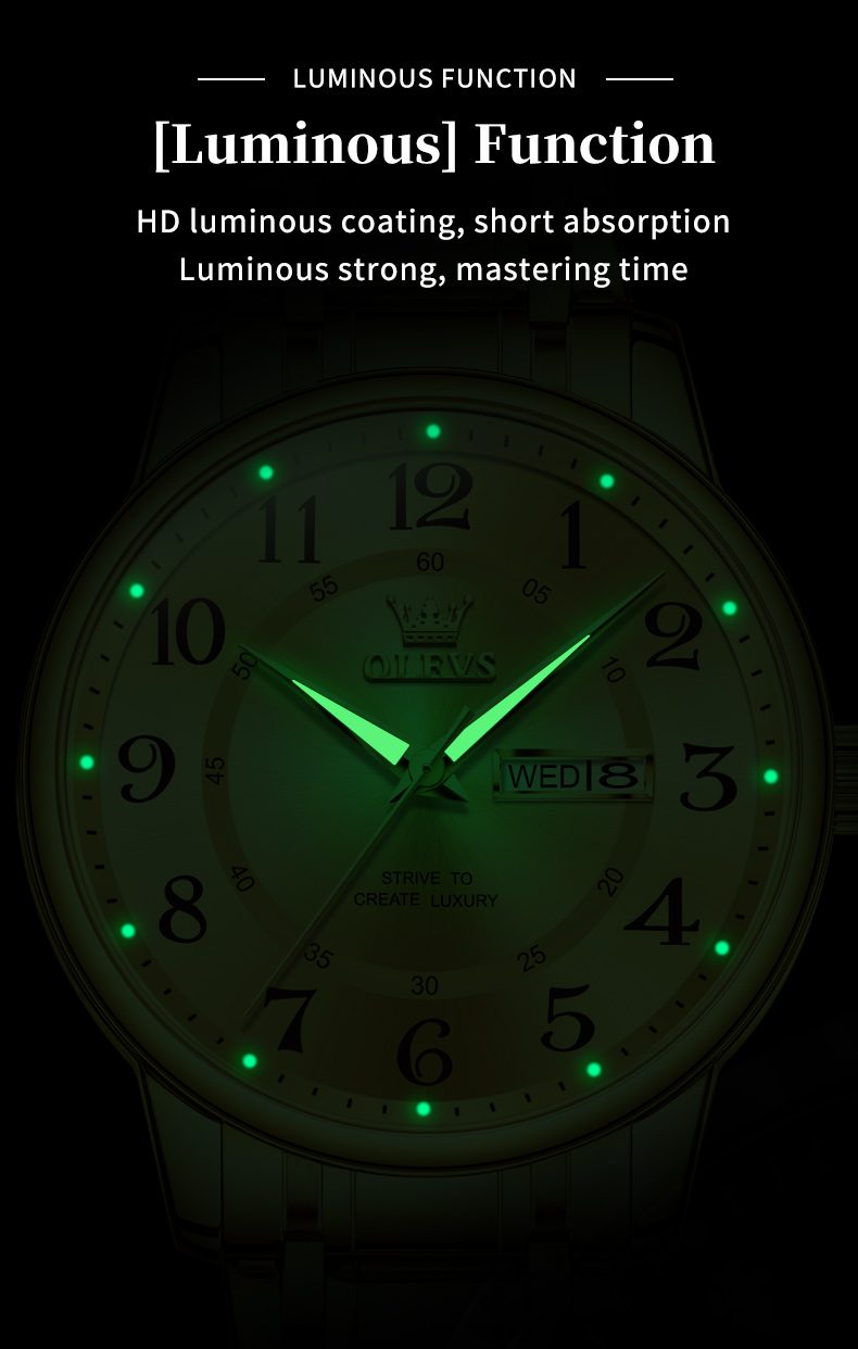 Olevs Coupl Watch 2891