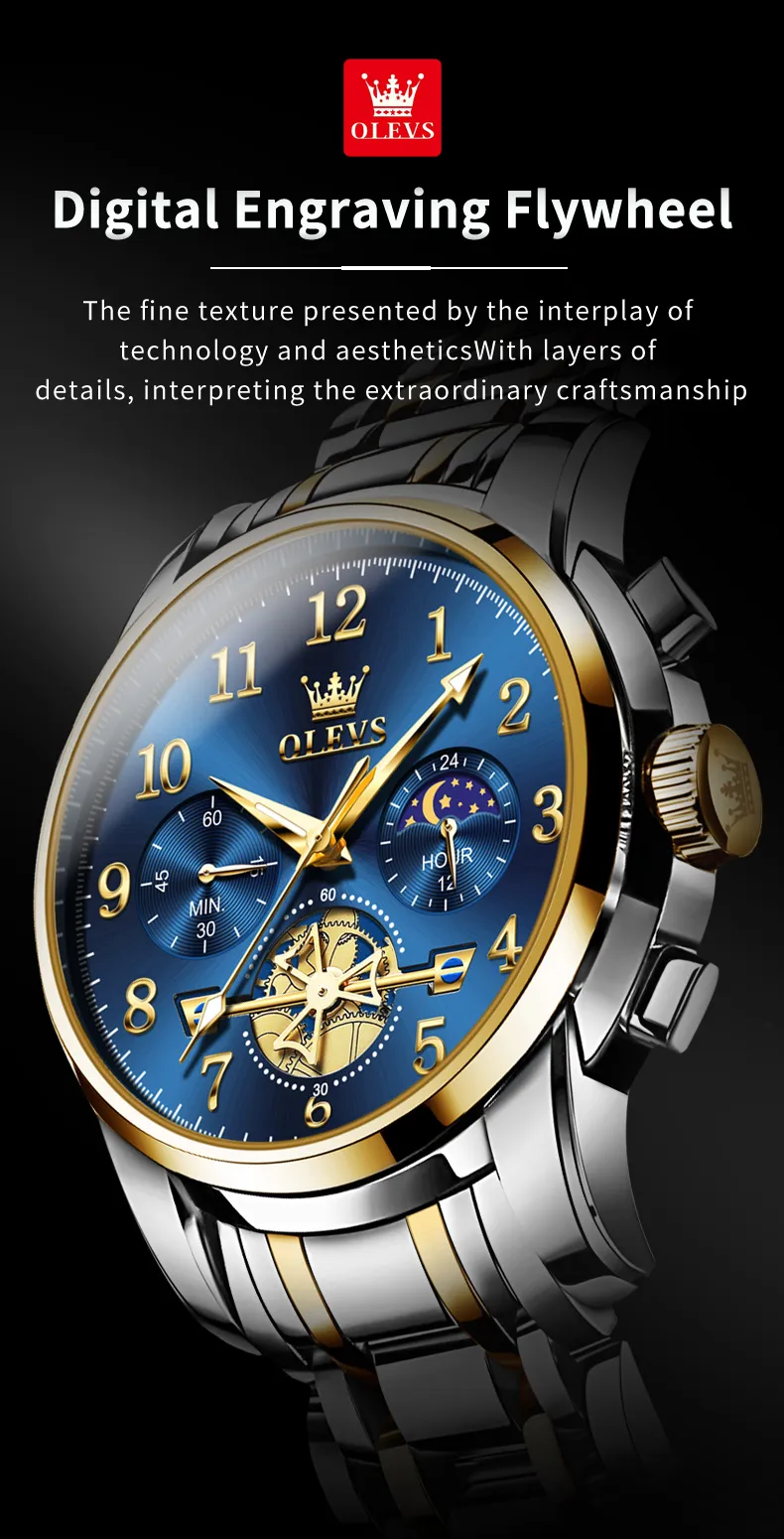 Olevs Men's Watch 2900