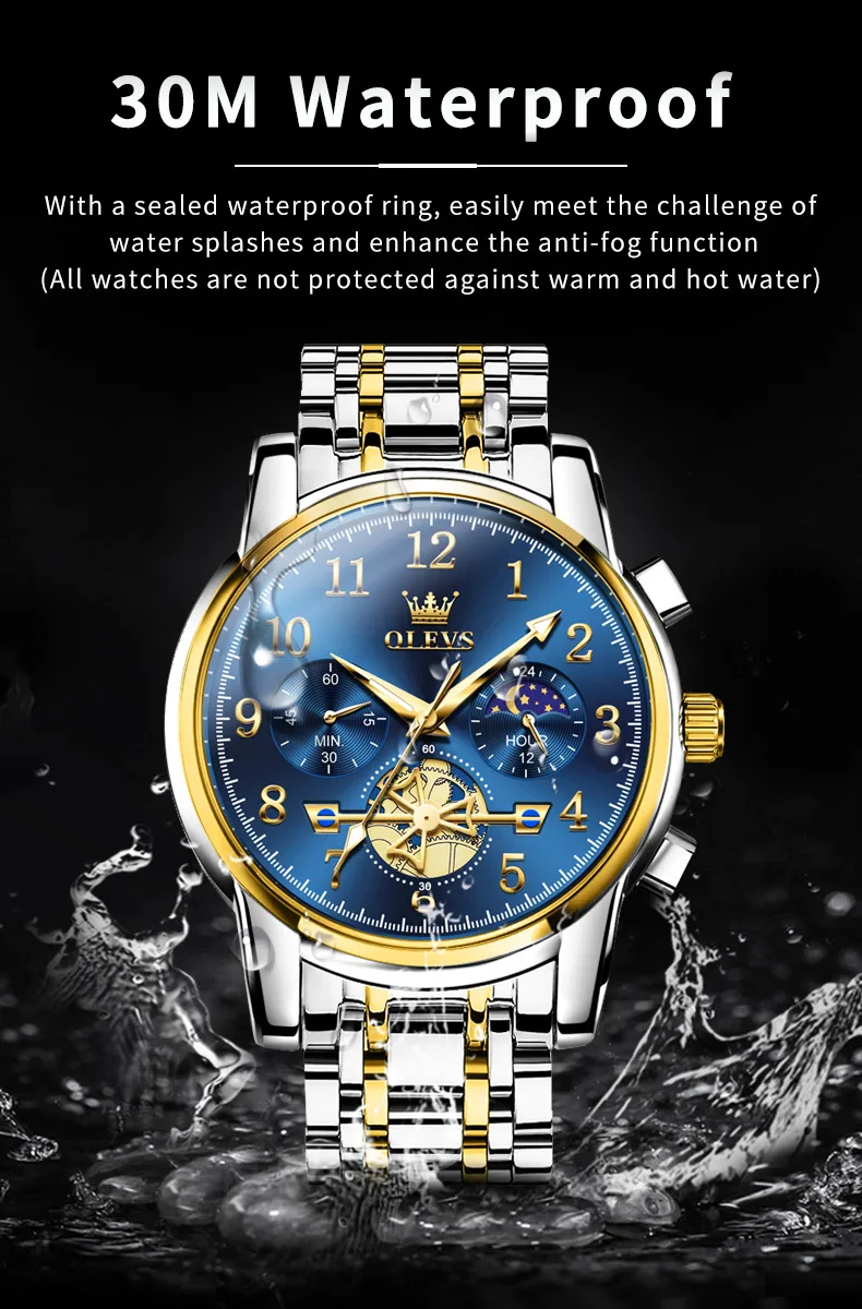 Olevs Men's Watch 2900