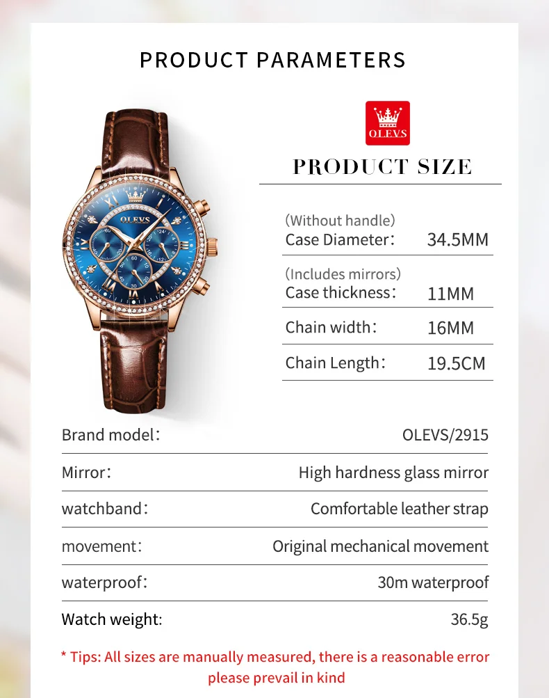 Olevs Women's Watch 2915