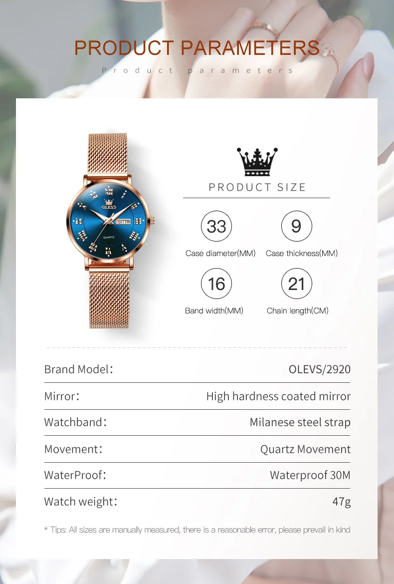 Olevs Women's Watch 2920