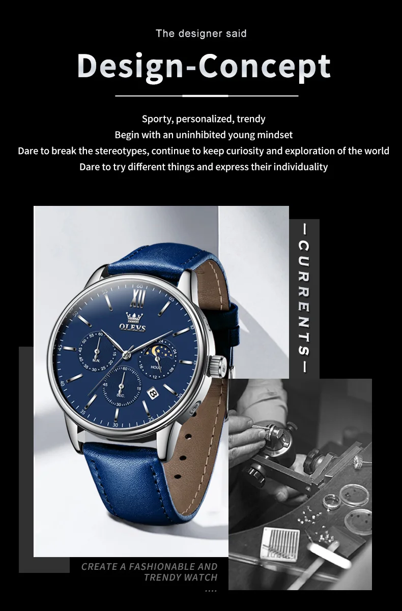 Olevs Men's Watch 2922