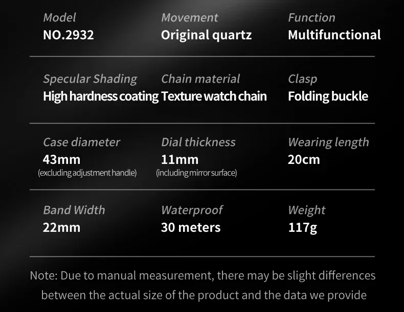 Olevs Men's Watch 2923