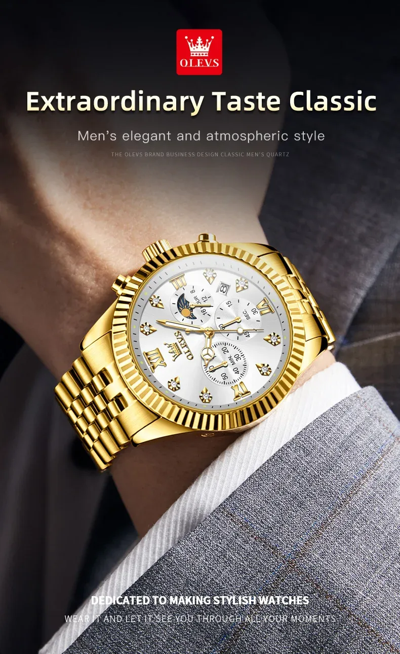 Olevs Men's Watch 2923