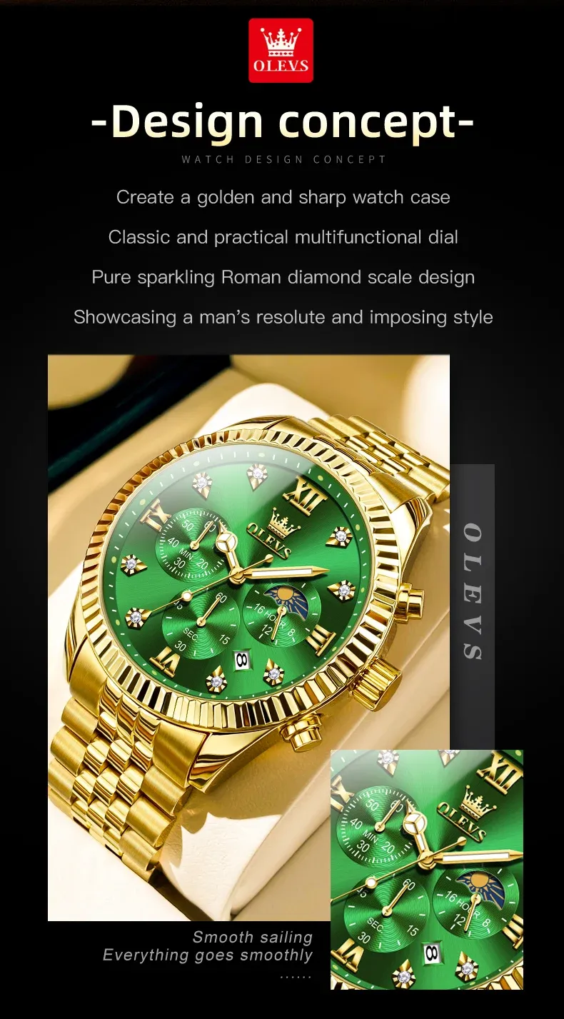 Olevs Men's Watch 2923