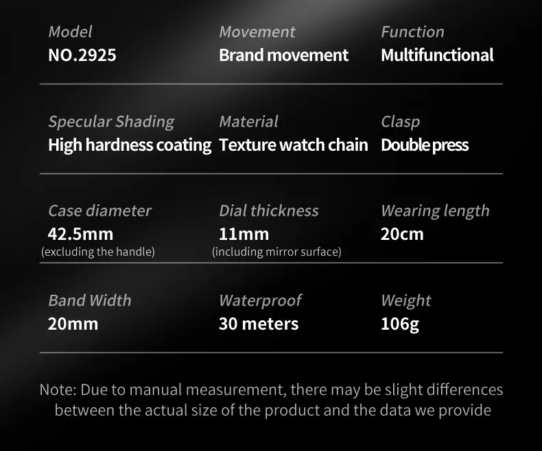 Olevs Men's Watch 2925