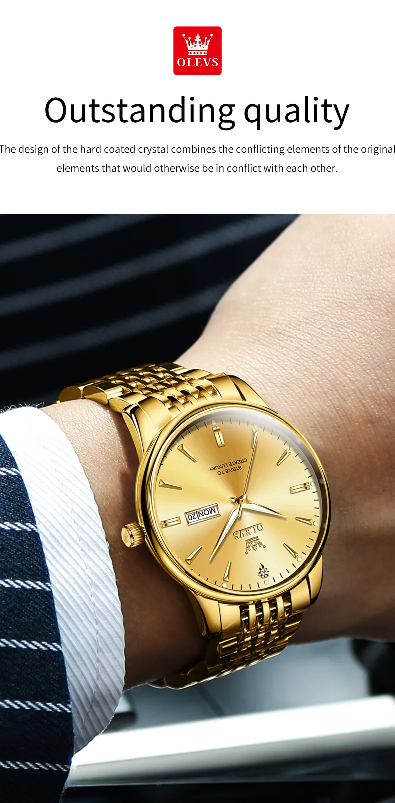 Olevs Men's Watch 2929