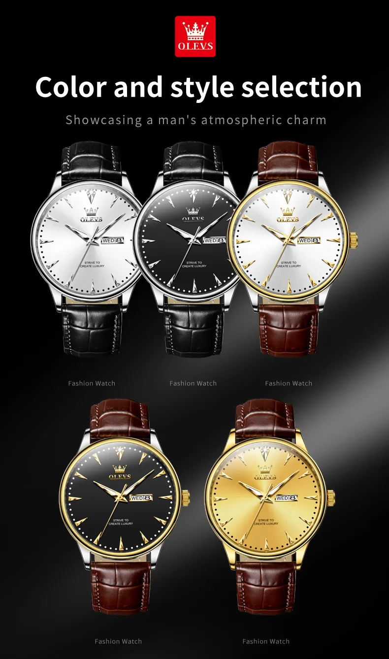 Olevs Men's Watch 2933