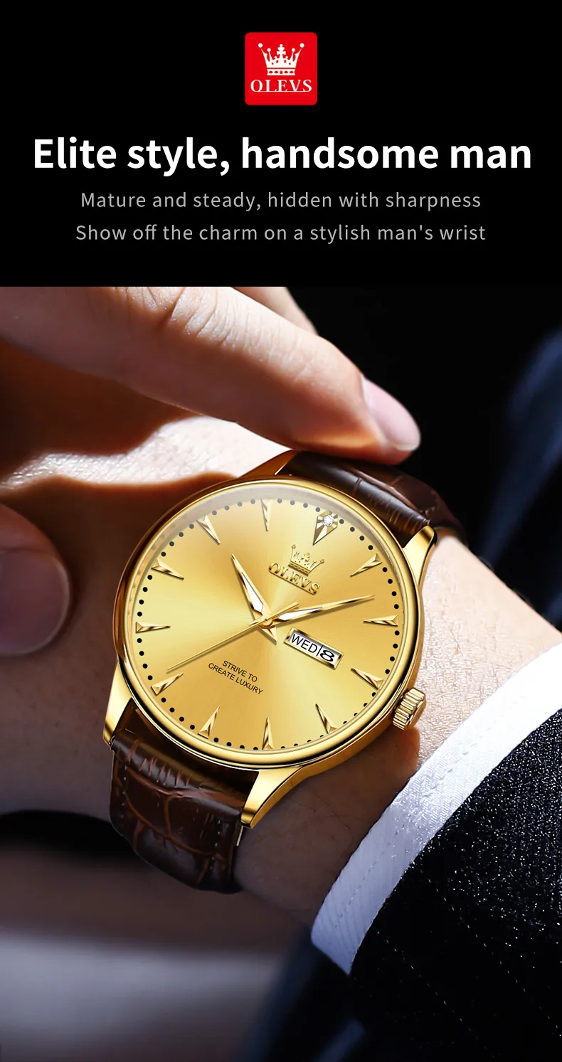 Olevs Men's Watch 2933