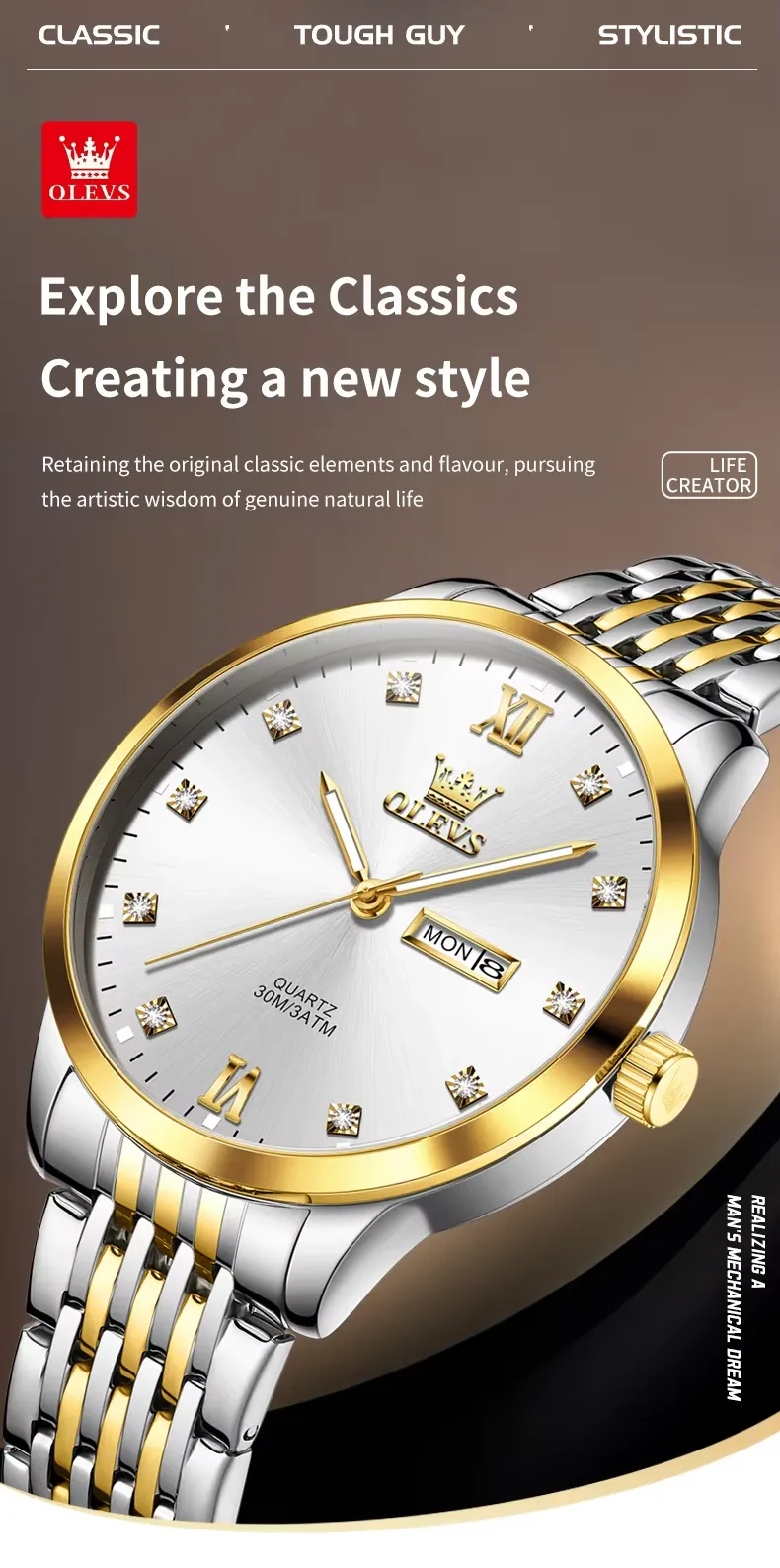 OLEVS Men's Watch 2943