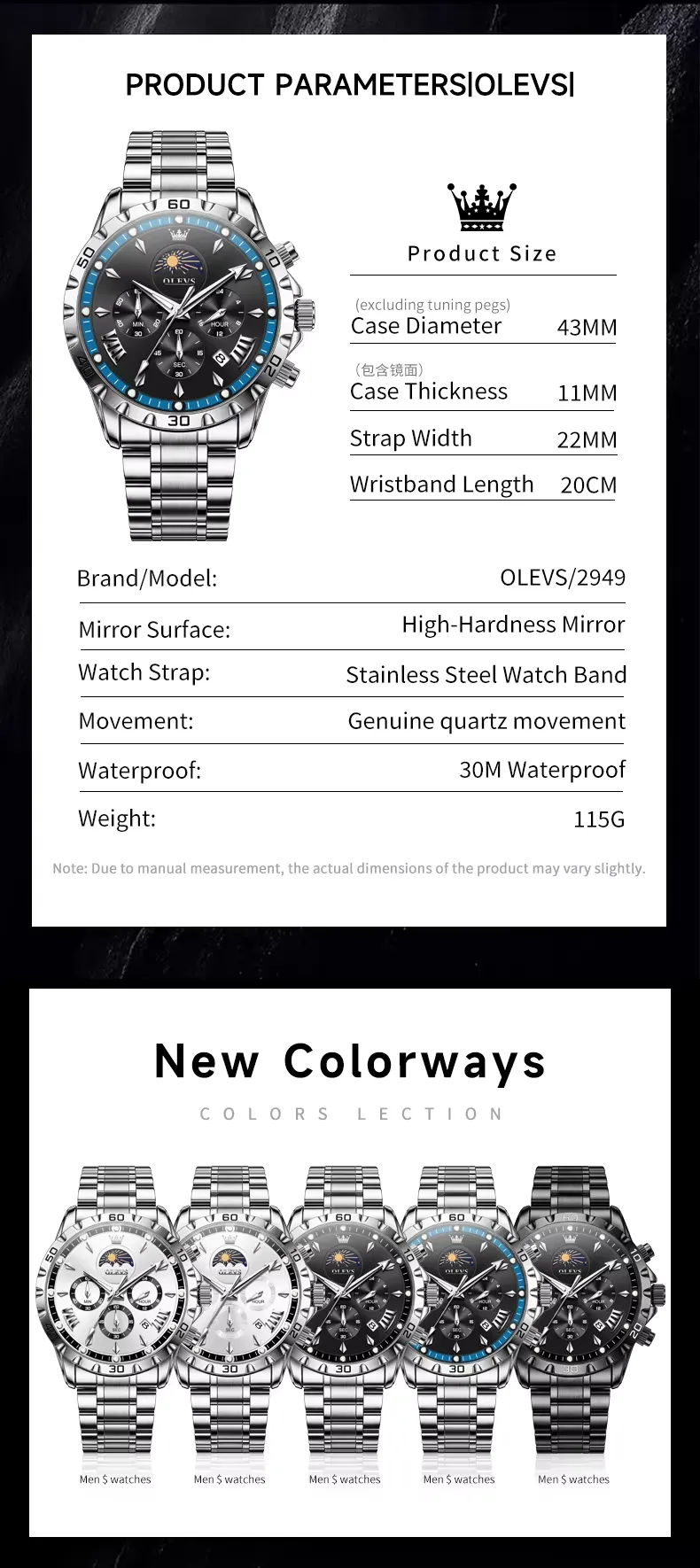 OLEVS Men's Watch 2949