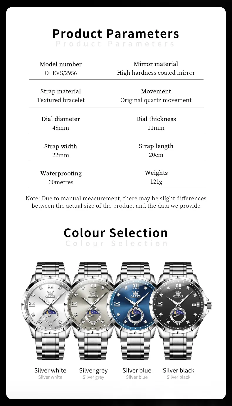 Olevs Men's Watch 2956