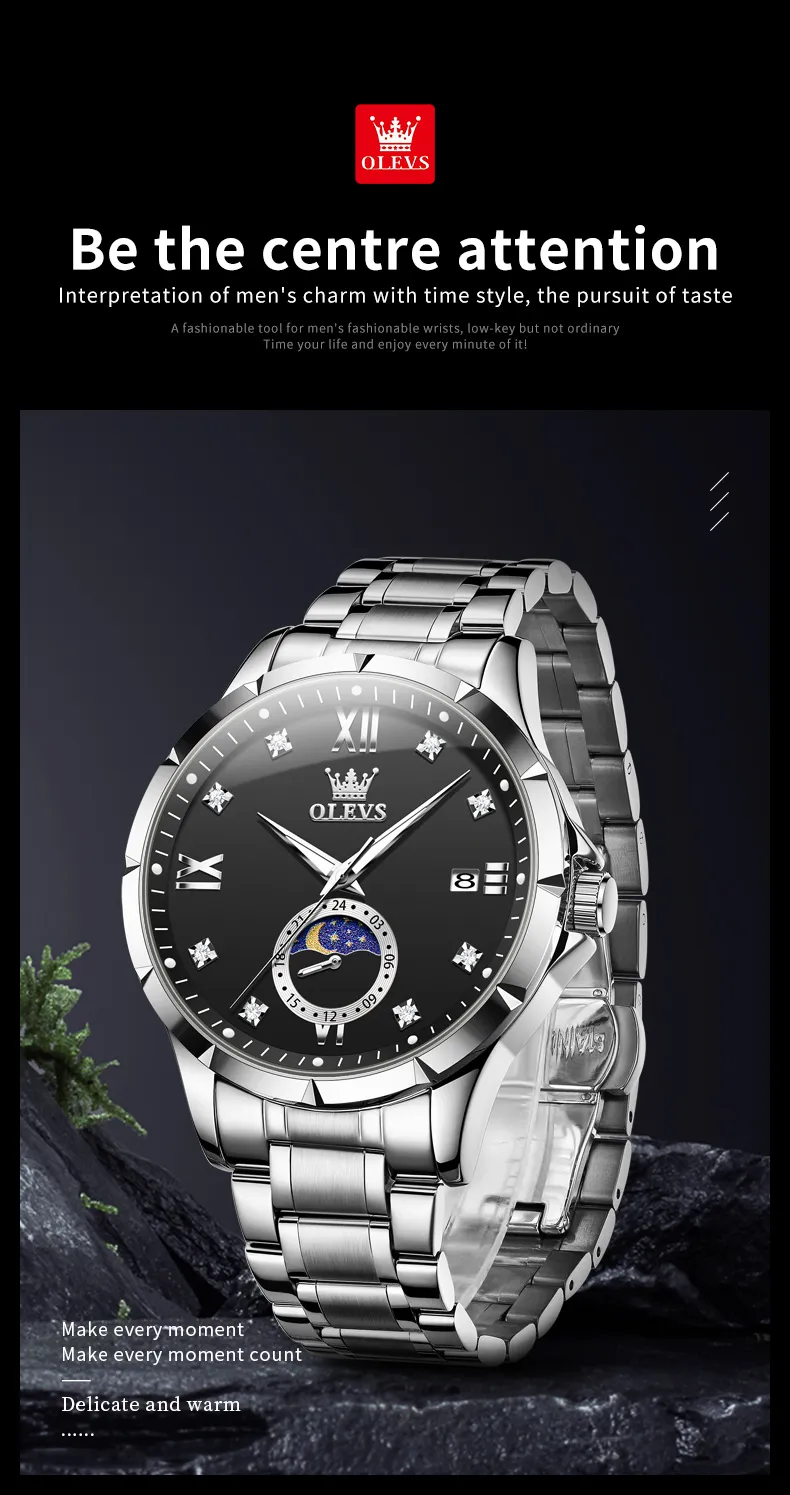 Olevs Men's Watch 2956