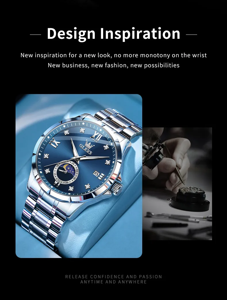 Olevs Men's Watch 2956