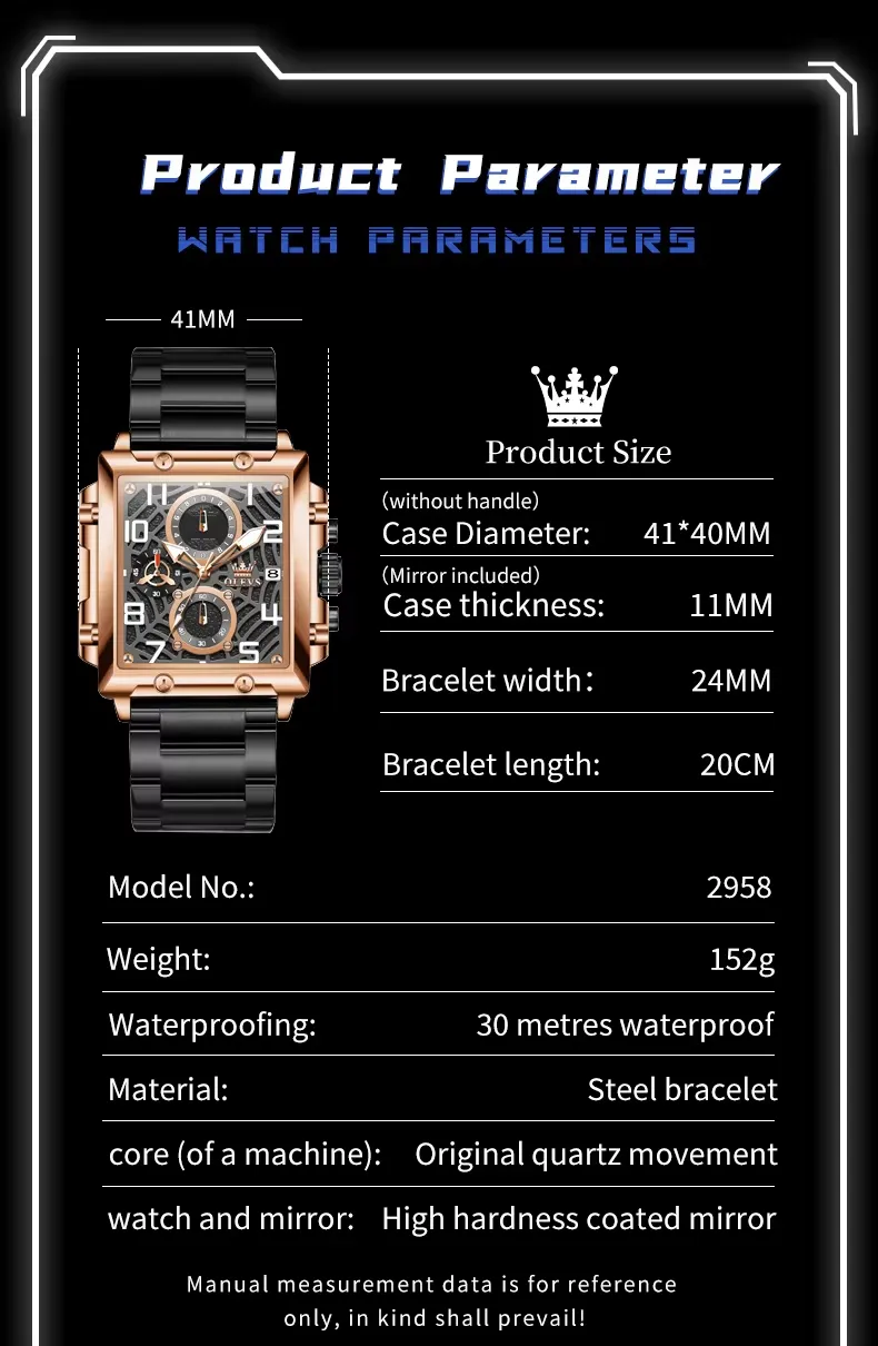 OLEVS Men's Watch 2958