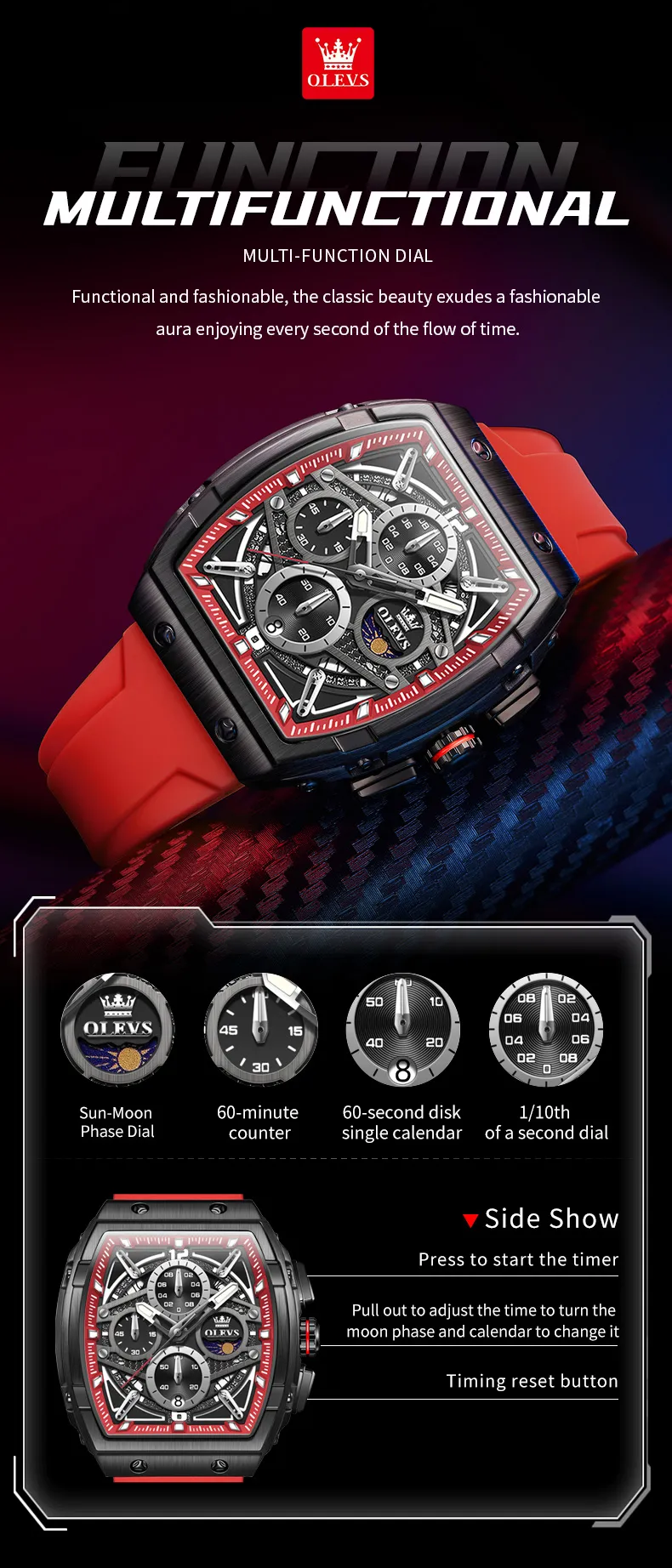 Olevs Men's Watch 2975