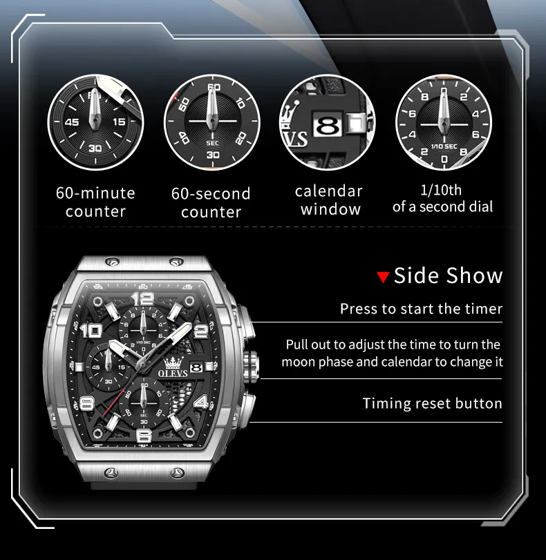 Olevs Men's Watch 2976