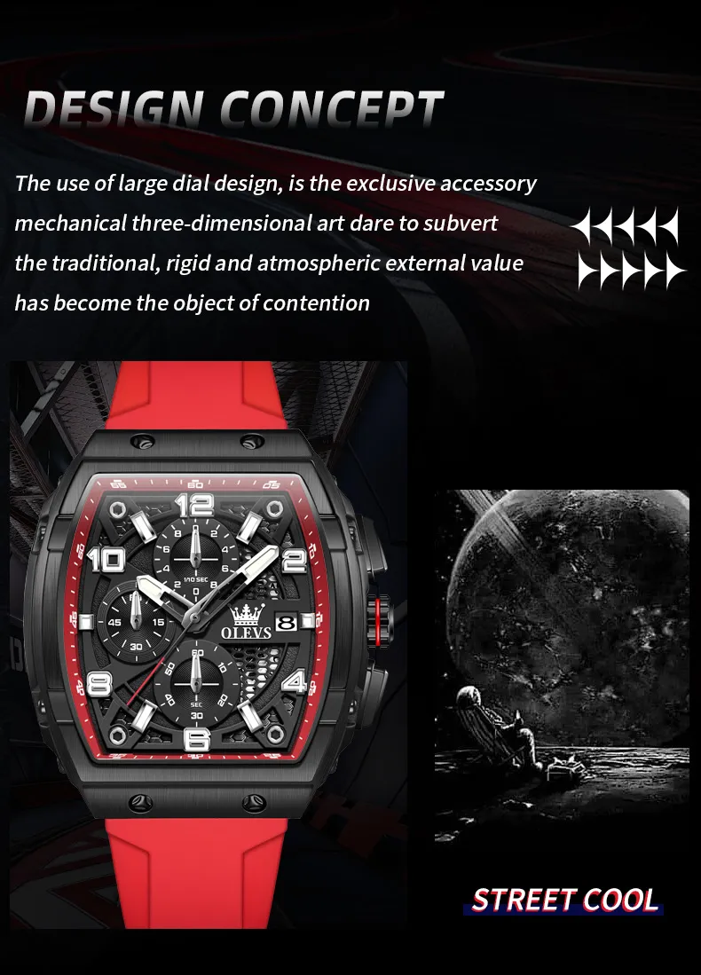 Olevs Men's Watch 2976