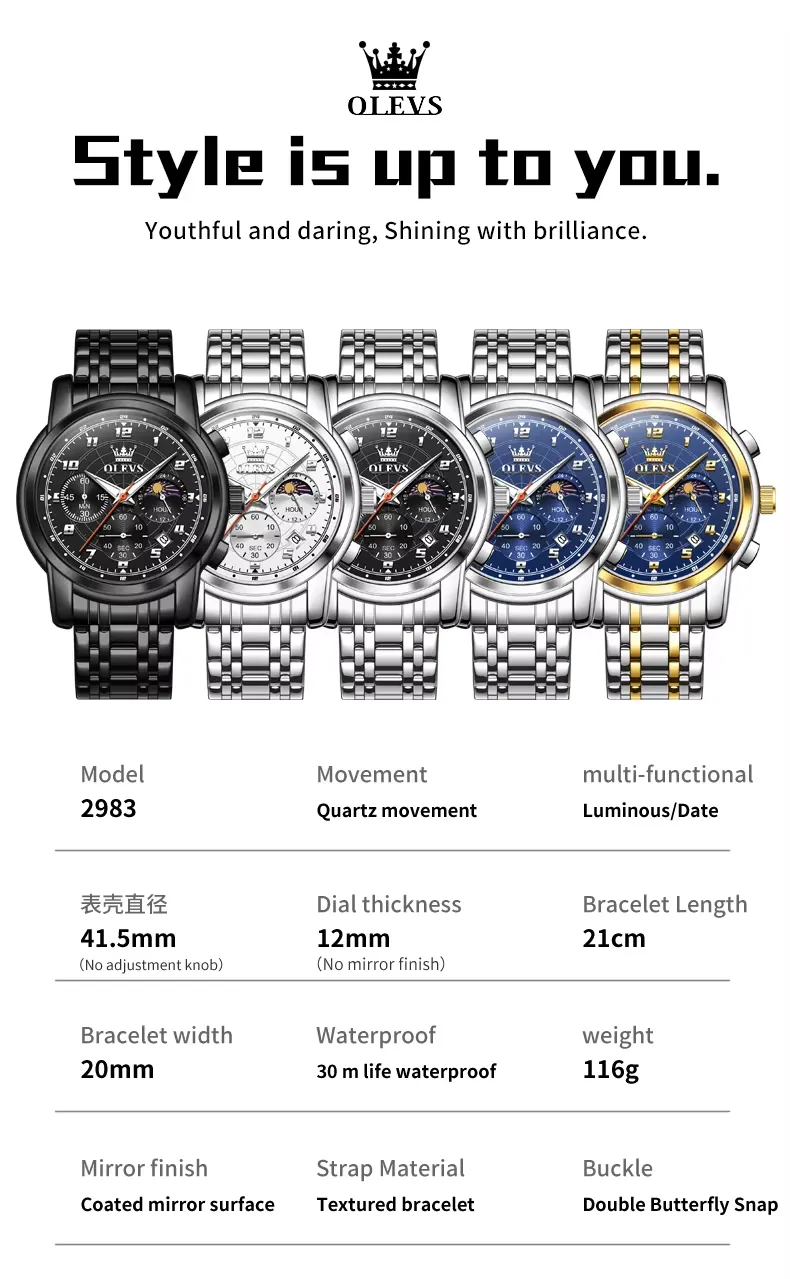 OLEVS Men's Watch 2983