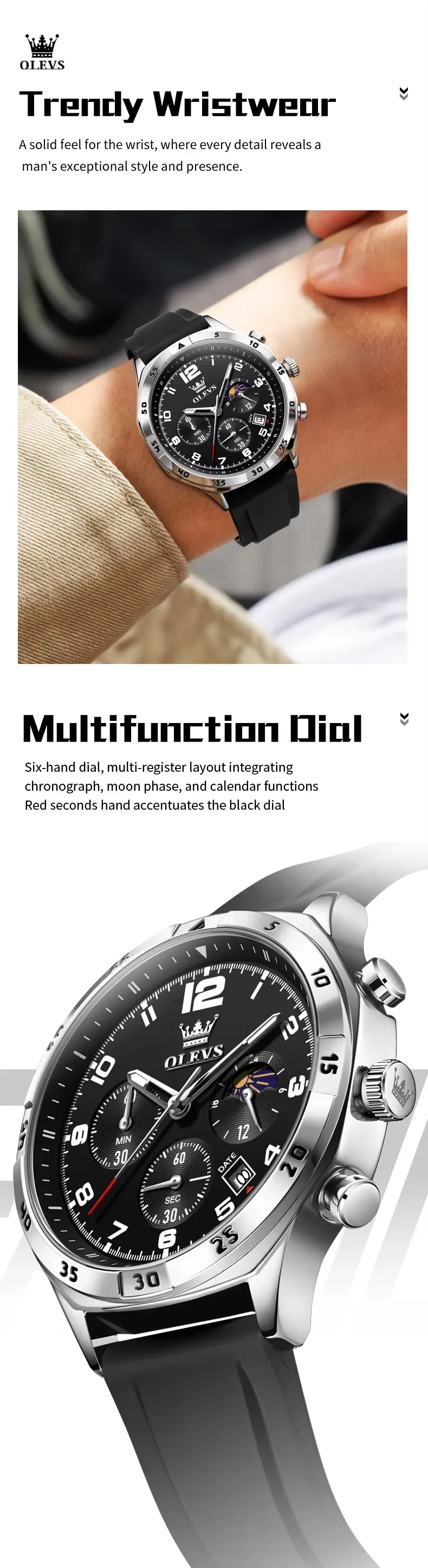 OLEVS Men's Watch 2986