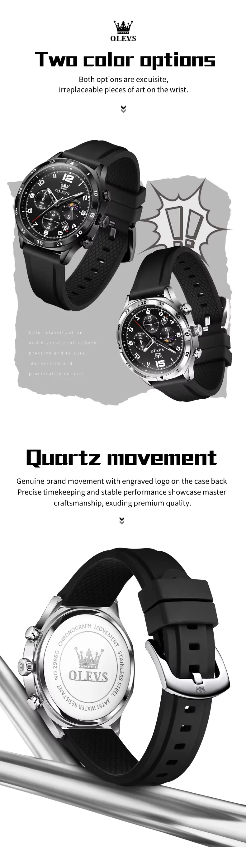 OLEVS Men's Watch 2986