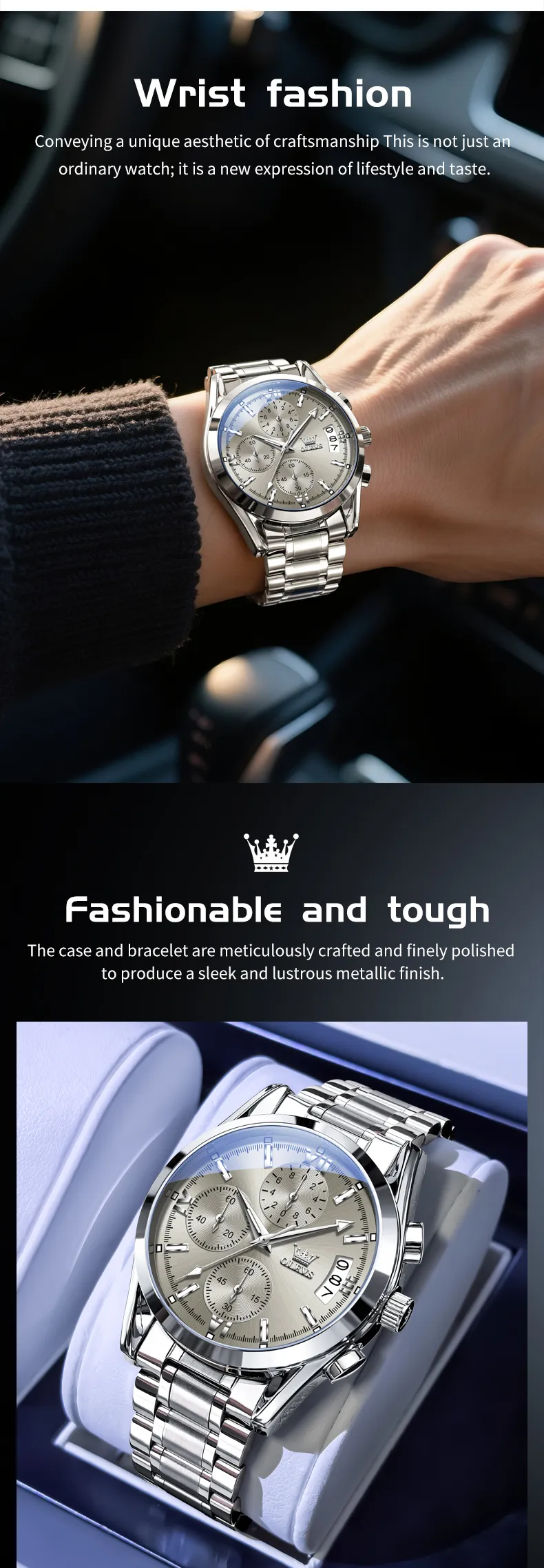 Olevs Men's Watch 2987