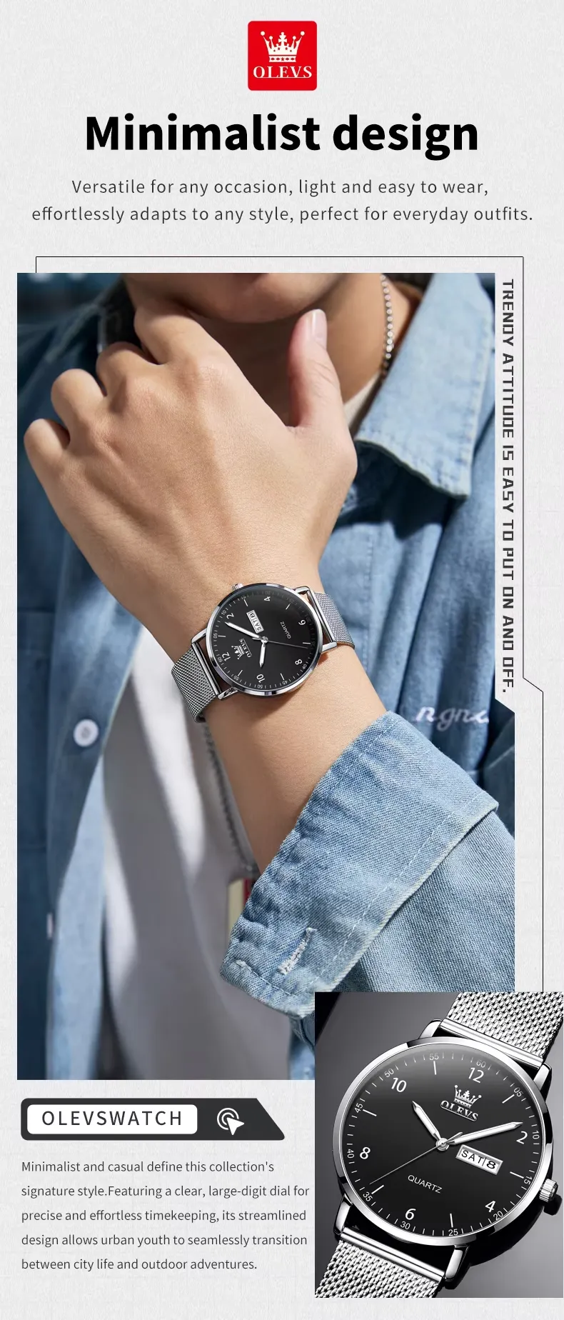 OLEVS Men's Watch 2996